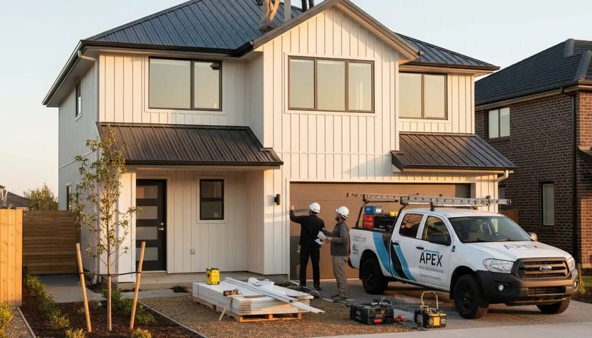 Metal roofing installation by Next Level Exteriors in Shreveport, LA with durable vinyl siding finish