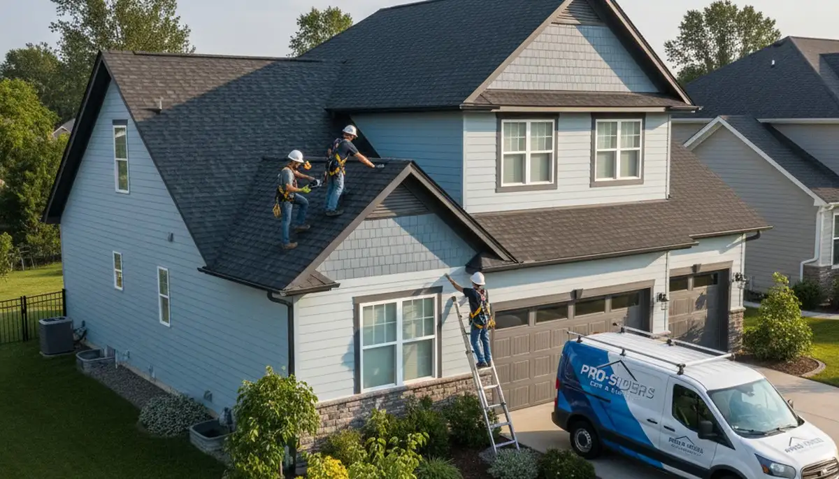 Vinyl siding and roof inspection service in Shreveport, LA by Next Level Exteriors