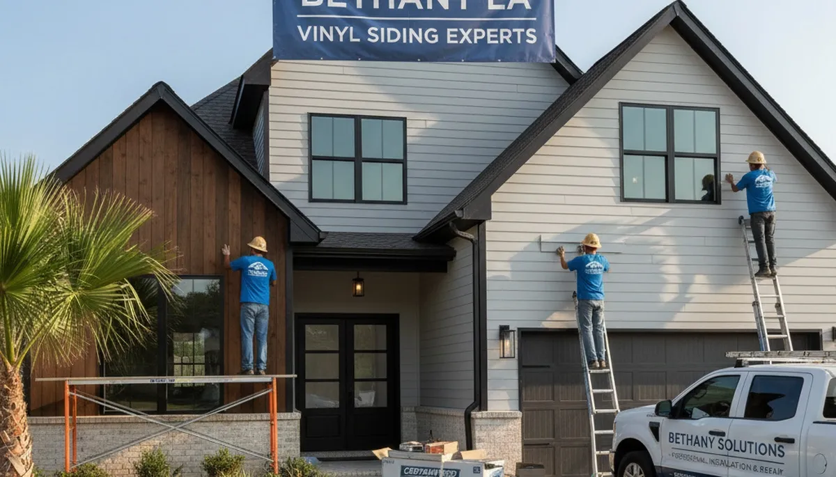Professional vinyl siding installation in Shreveport LA homes by local exterior contractors