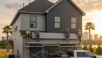 Professional vinyl siding installation on home exterior in Shreveport, LA