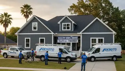 Professional vinyl siding installation on home exterior in Shreveport LA