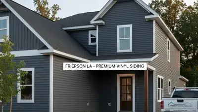 Professional vinyl siding installation on home exterior in Shreveport LA