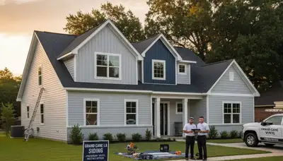 Professional vinyl siding installation on residential home exterior in Shreveport, LA