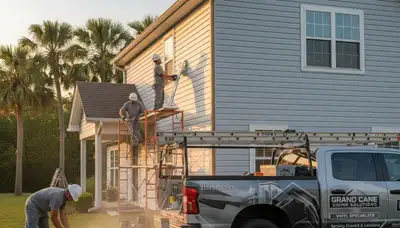Vinyl siding installation on residential home exterior in Shreveport, LA