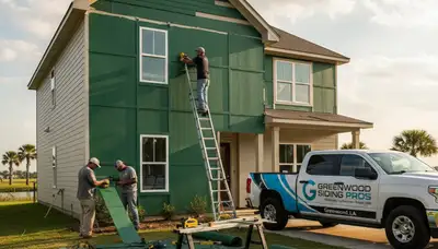 Professional vinyl siding installation on home exterior in Shreveport, LA