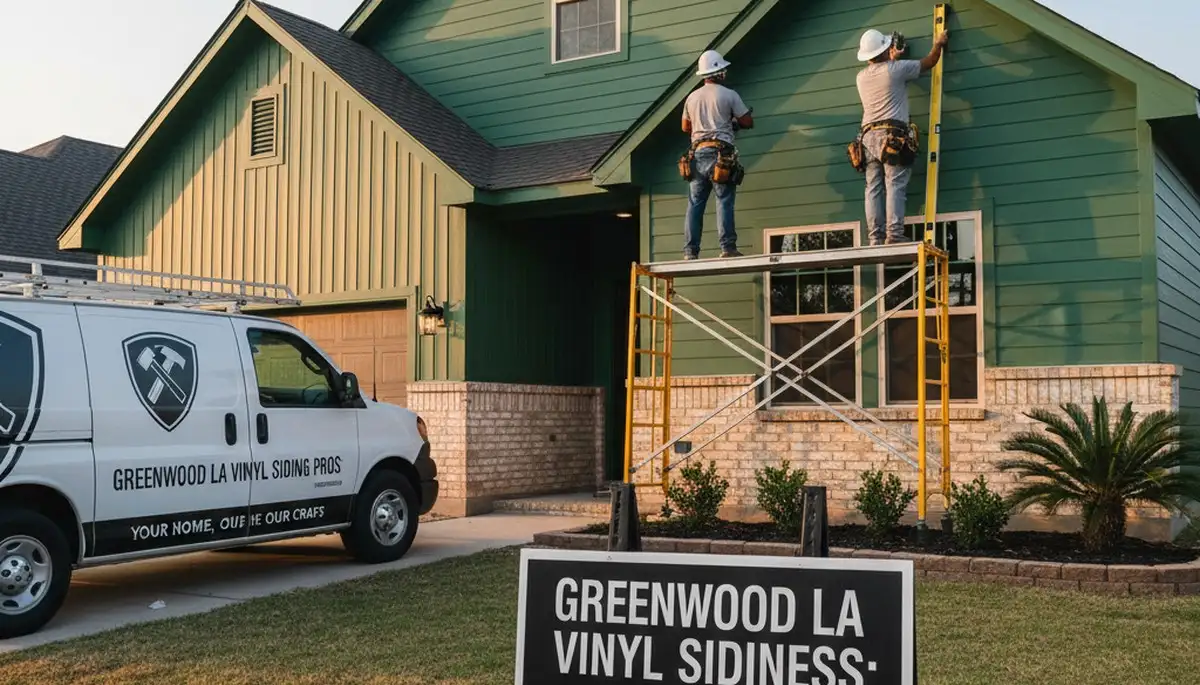 Professional vinyl siding installation on residential home in Shreveport, LA