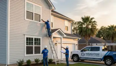 Professional vinyl siding installation on home exterior in Shreveport, LA