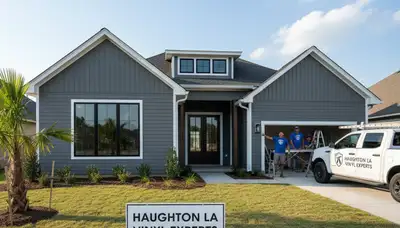 Professional vinyl siding installation on home exterior in Shreveport, LA