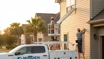 Professional vinyl siding installation on home exterior in Shreveport, LA