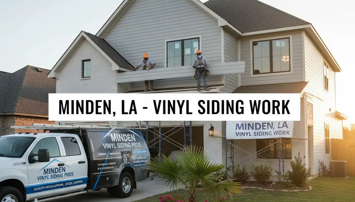 Professional vinyl siding installation on home exterior in Shreveport, LA