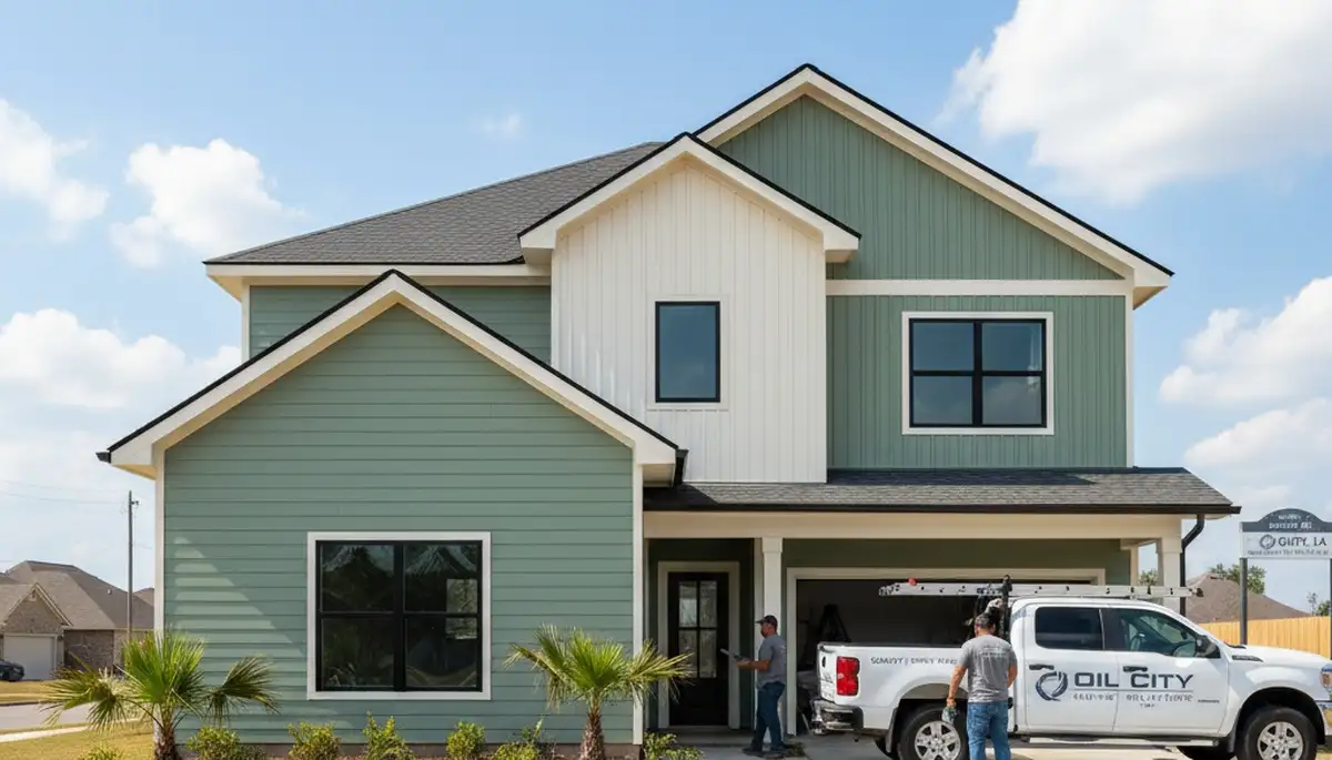 Professional vinyl siding installation on home exterior in Shreveport, LA