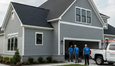 Professional vinyl siding installation on a home exterior in Shreveport, LA