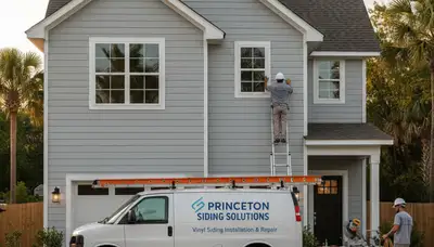 Professional vinyl siding installation on home exterior in Shreveport, LA