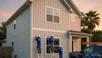 Professional vinyl siding installation on home exterior in Shreveport, LA